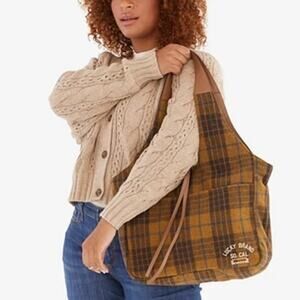 Luck brand Ryhn plaid tote